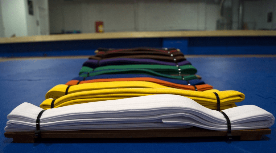 The 9 Karate belts A colorful history